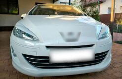 Накладки на фары (реснички) для Peugeot 408 2012-2017
