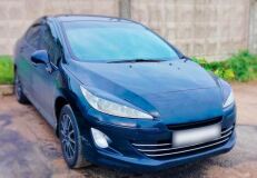 Накладки на фары (реснички) для Peugeot 408 2012-2017