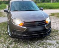 Сплиттер переднего бампера Lada Granta FL 2018-
