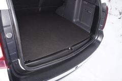 Накладка на порожек (в проем багажного отделения) для Renault Duster и Nissan Terrano