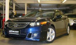 Пороги "MUGEN Style" для Honda Accord VIII 2008-2012 / Acura TSX (CU2) 