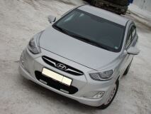 Реснички на фары для Hyundai Solaris (2010-2014)