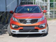 Накладка переднего бампера JSW Style для KIA Sportage(3rd)