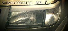 Реснички на фары для Subaru Forester SF5 1997-2000 г.в.
