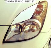 Реснички на фары для Toyota Spacio NZE 121