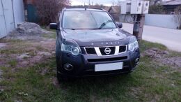 Реснички на фары для Nissan X-Trail II (Т31 рестайлинг)