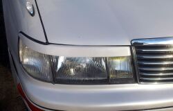 Накладки на передние фары (реснички) для Toyota Crown GZS141 1991-1995