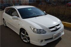 Реснички на фары для Toyota Caldina ZZT241 простая оптика 2002-2004 дорестайлинг