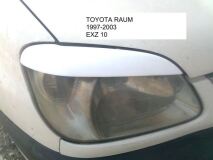 Реснички на фары для Toyota Raum EXZ10 1997-2003г.