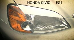 Реснички на фары для Honda Civic ES5 7 поколение (09.2000 - 10.2003)