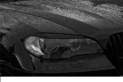 Накладки на фары (реснички) узкие для BMW X5 E70 2007 - 2013