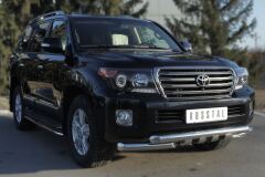 Защита порогов D42 для Toyota Land Cruiser 200 (рестайлинг 2014 г.) 