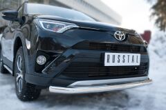 Защита переднего бампера D63 (секции) для Toyota Rav4 2015-