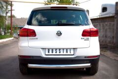 Защита заднего бампера D76 (дуга) для Volkswagen Tiguan Track & Field (Track & Style) 2011-