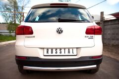 Защита заднего бампера D63 (дуга) для Volkswagen Tiguan Track & Field (Track & Style) 2011-