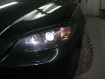 Накладки на фары (реснички) для Mazda 3 sedan 2004-2008