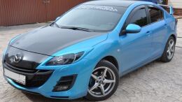 Накладки на фары (реснички) для Mazda 3 HB