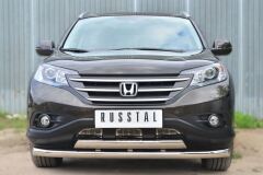 Защита переднего бампера D76 (секции) D75х42 (дуга) для Honda CR-V 2013 2.4 L 