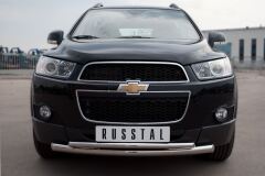 Защита переднего бампера D63/42 (дуга) для Chevrolet Captiva 2011-2013