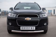 Защита переднего бампера D76(дуга) для Chevrolet Captiva 2011-2013