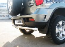 Защита заднего бампера D63 для Chevrolet Niva 2002-2009