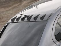 Козырек широкий EVO-style 6 зубьев на крышу Mitsubishi Lancer 10 