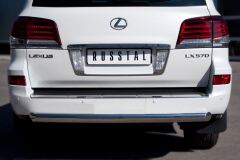 Защита заднего бампера D76 (дуга) для Lexus LX570 2012-