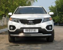 Защита переднего бампера D63/42 для Kia Sorento 2009-2011