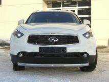 Защита переднего бампера D63 для Infiniti FX35/50 2009-2012