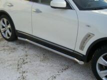 Пороги труба D76 для Infiniti FX35/50 2009-2012