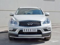 Защита переднего бампера D42 секция для Infiniti QX50 2016