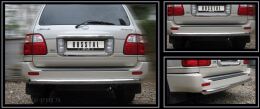 Защита заднего бампера D63 для Lexus LX470 1998-2007