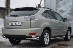 Пороги труба D63 для Lexus RX300/330/350 2003-2008