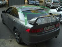 Козырек пустотелый для Honda Accord 7