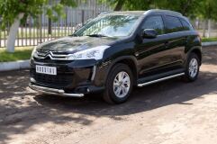 Защита переднего бампера D63/63 для Citroen C4 Aircross 2012-