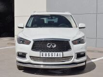 Защита переднего бампера D76 дуга для Infiniti QX60 2016-