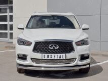 Защита переднего бампера D63 дуга для Infiniti QX60 2016-