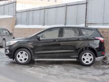 Пороги труба D63 (вариант 2) для Ford Kuga 2016-