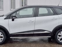 Пороги труба D42 (вариант 1) для Renault Kaptur 2016