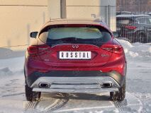 Защита заднего бампера D75х42 дуга-D75х42 дуга для Infiniti QX30 2016