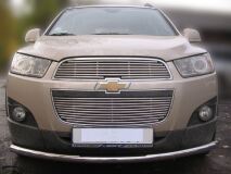 Накладка на решетку бампера d12 Chevrolet Captiva 2011-2013