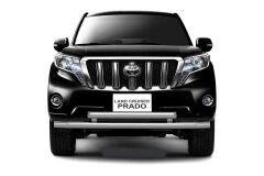 Защита переднего бампера двойная 63/63мм (НПС) TOYOTA LAND CRUISER PRADO 150 2013-