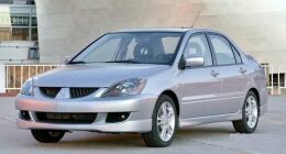 Накладки на внешние пороги Mitsubishi Lancer 9