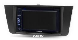 Переходная рамка для установки автомагнитолы CARAV 11-589: 2 DIN / 173 x 98 mm / 178 x 102 mm / GEELY Emgrand X7, EX7 ,GX7 2013+; Englon SX7, X7 2013+