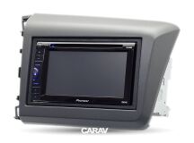 Переходная рамка для установки автомагнитолы CARAV 11-174: 2 DIN / 173 x 98 mm / 178 x 102 mm / HONDA Civic 2011-2013