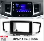 Переходная рамка для установки автомагнитолы CARAV 11-652: 2 DIN / 173 x 98 mm / 178 x 102 mm / HONDA Pilot 2016+