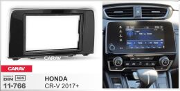 Переходная рамка для установки автомагнитолы CARAV 11-766: 2 DIN / 173 x 98 mm / 178 x 102 mm / HONDA CR-V 2017+