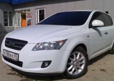 Накладки на фары (реснички) Kia Cееd