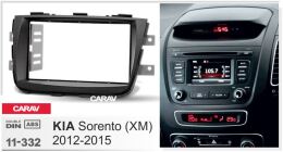 Переходная рамка для установки автомагнитолы CARAV 11-332: 2 DIN / 173 x 98 mm / 178 x 102 mm / KIA Sorento (XM) 2012-2015