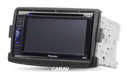 Переходная рамка для установки автомагнитолы CARAV 11-297: 2 DIN / 173 x 98 mm / 178 x 102 mm / RENAULT / DACIA / LADA